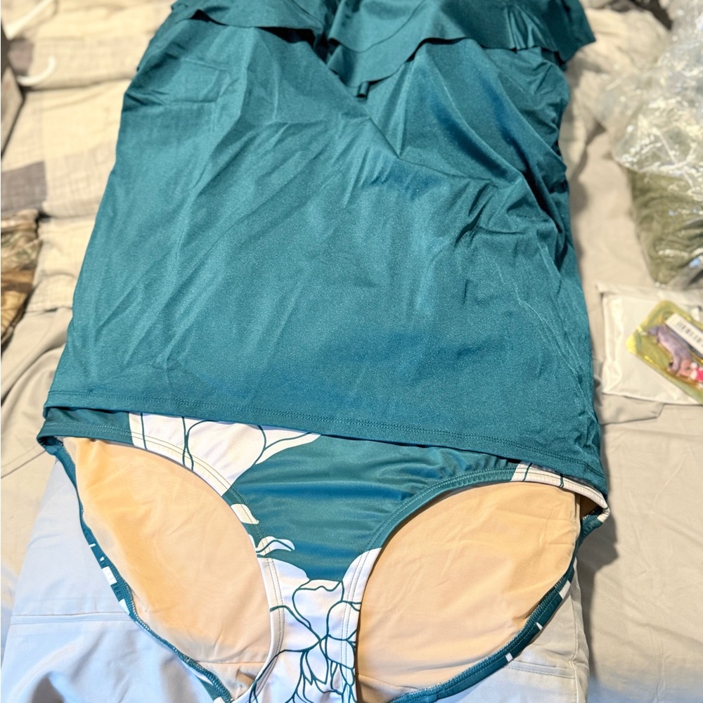 Cacique Teal Swimwear